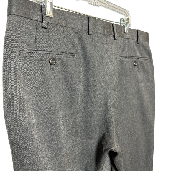 Lauren Ralph Lauren Charcoal Gray Flat Front Classic Fit Men Pants Size 38 X 30 - Picture 8 of 10